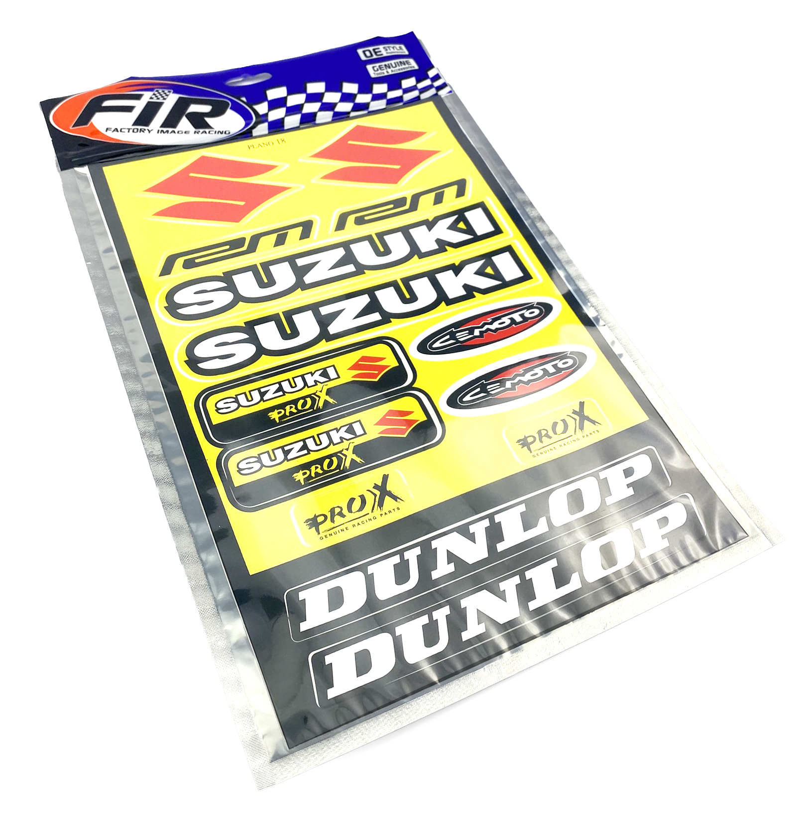 STICKER SHEET SUZUKI / DUNLOP, SIZE. 230mm X 330mm, 122008146 thumbnail 2