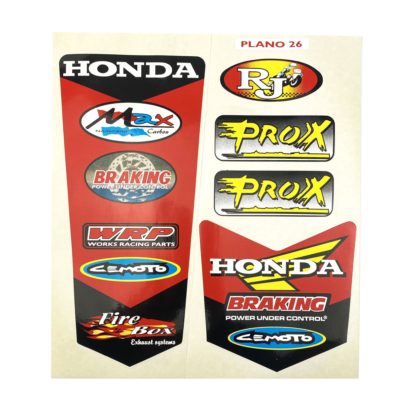 STICKER SHEET HONDA [SIZE A4] 122008414 image 1
