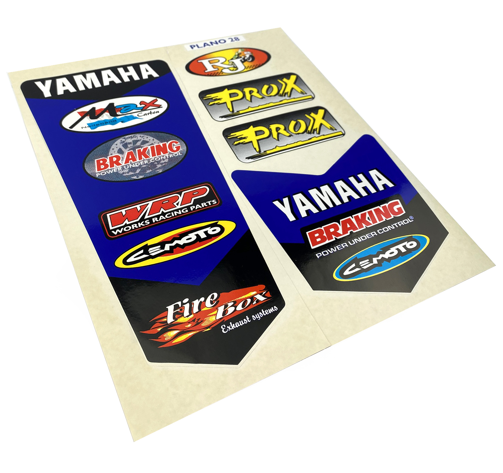 STICKER SHEET YAMAHA [SIZE A4] 122008413 image 1