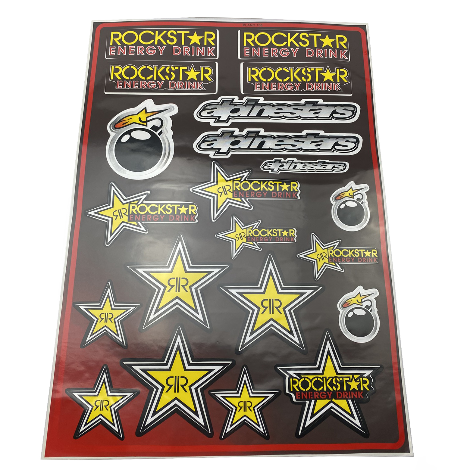 STICKER SHEET ROCKSTAR [A3], 122010929 image 1