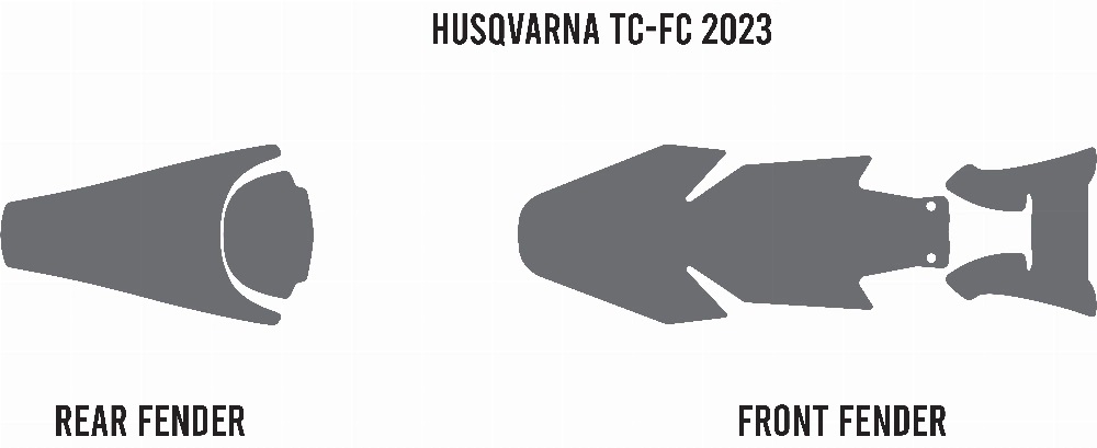 2023-25 TC/FC HUSKY ANTI-MUD FOAM SET, TWIN AIR 177767505 image 1