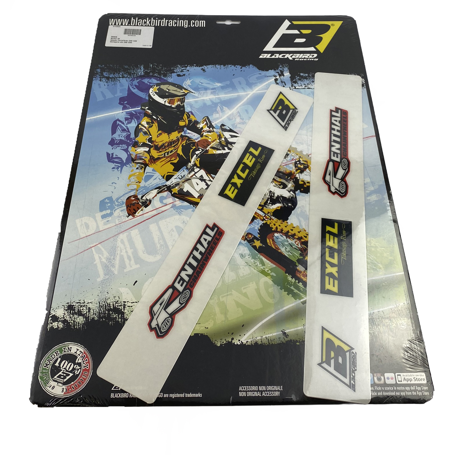 SWINGARM DECAL GASGAS 2024-2025, BLACKBIRD 5906N thumbnail 2