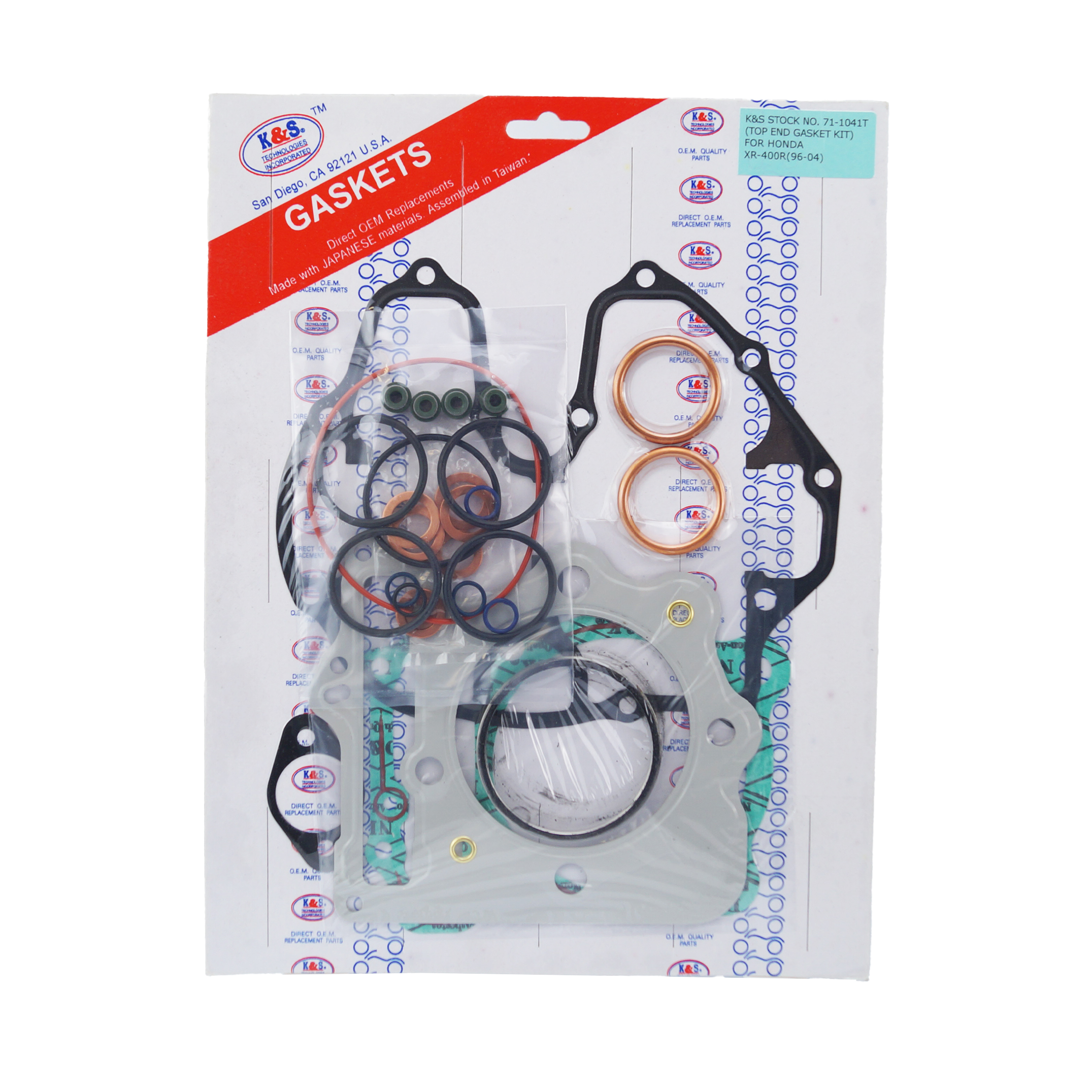 GASKET TOP SET 96-04 XR TRX400 KS71-1041T image 1