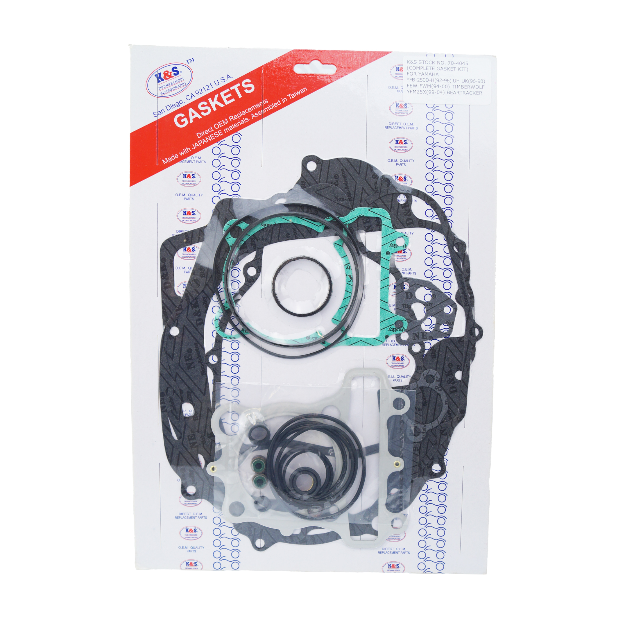 GASKET TOP SET YFB250/YFM250, K&S 70-4045T image 1