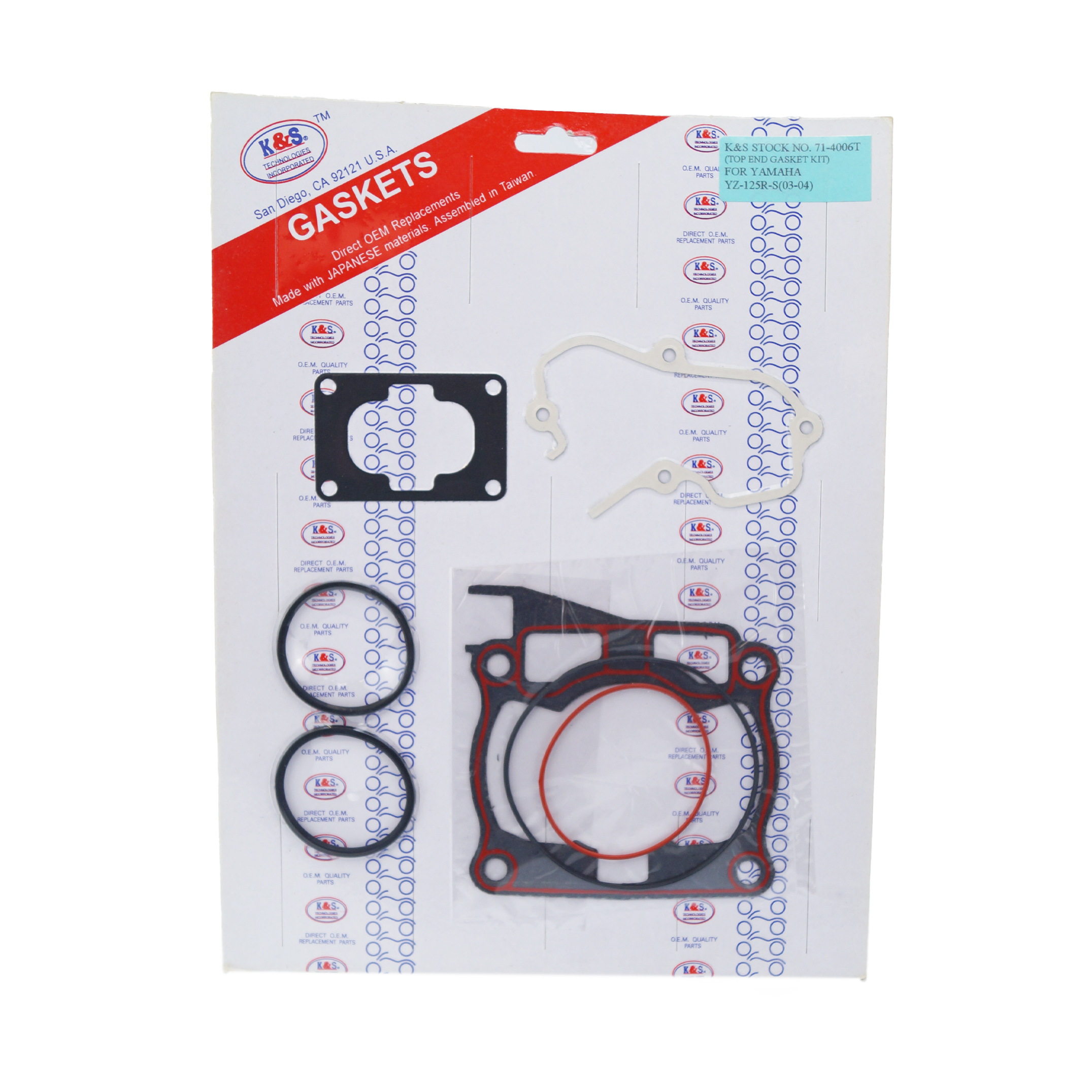 GASKET TOP SET 03-04 YZ125 image 1