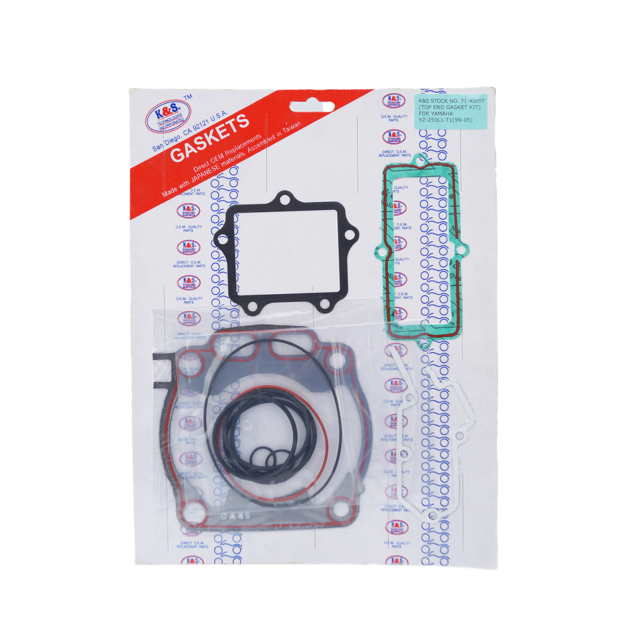 GASKET TOP SET 99-08 YZ250 K&L 71-4005T image 1