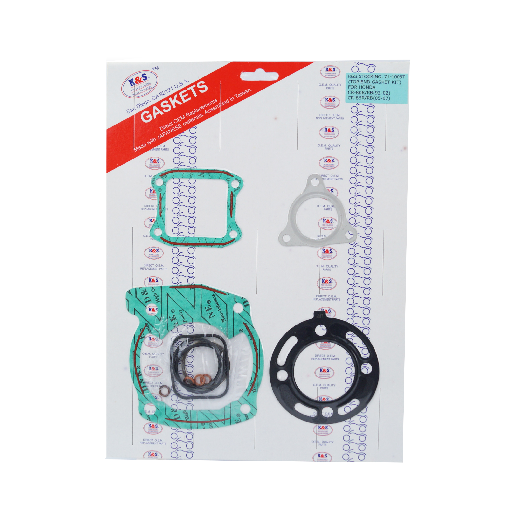 GASKET TOP SET 92-07 CR80 CR85 image 1