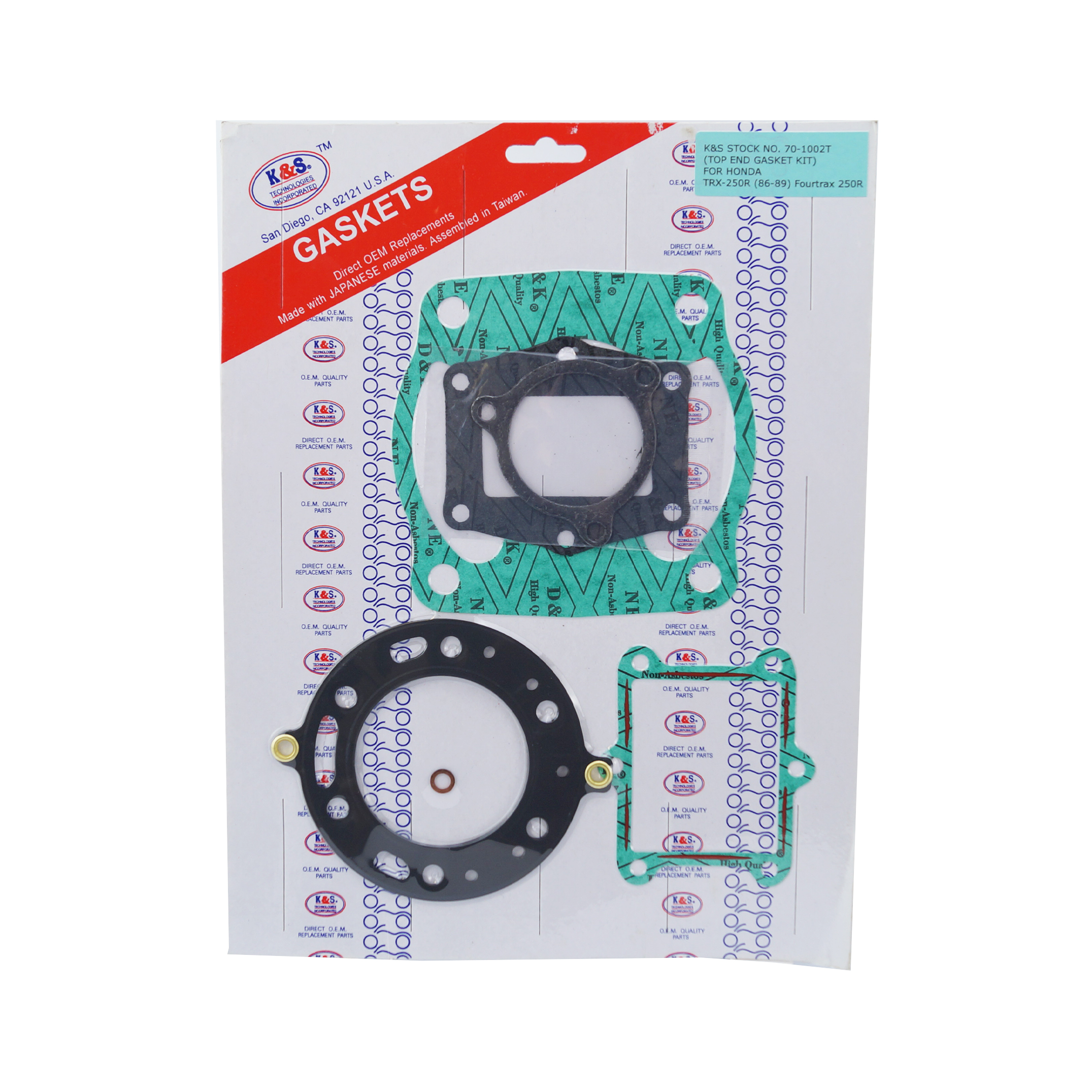 GASKET TOP SET 86-89 TRX250 image 1