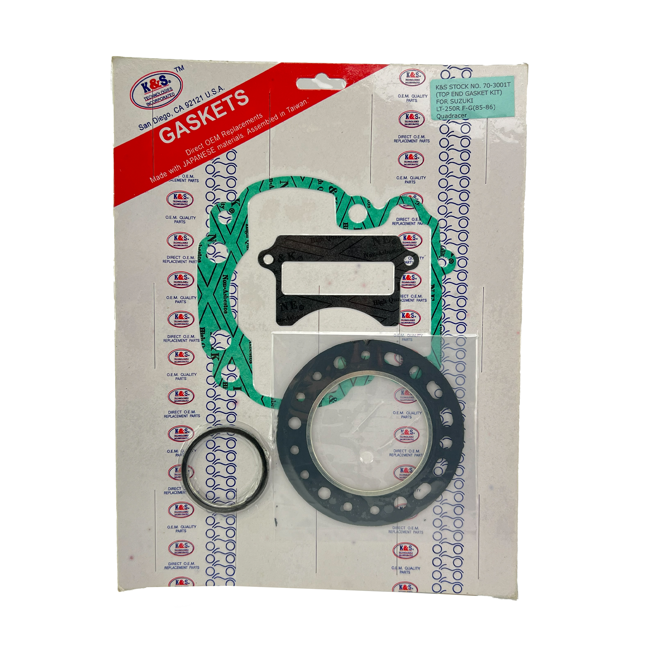 GASKET TOP SET 85-86 LT250 image 1