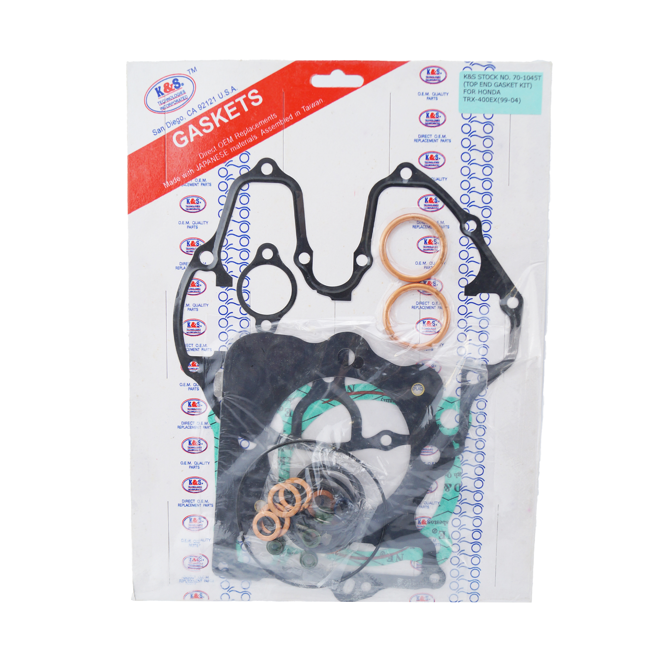 GASKET TOP SET 99-04 TRX400 image 1