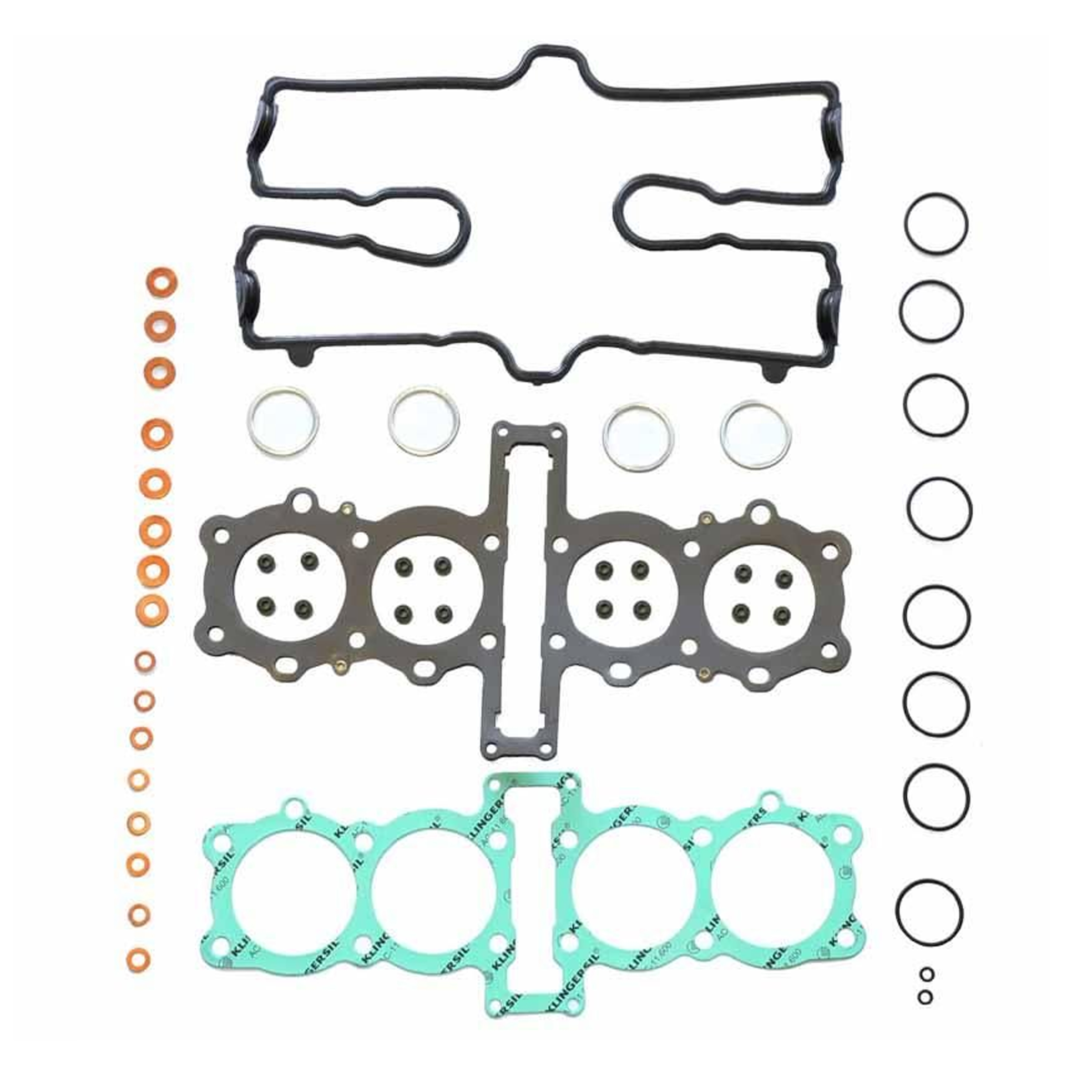 TOP END GASKET SET HONDA CB/X 700/750 82-98, ATHENA P400210600721 NIGHTHAWK image 1