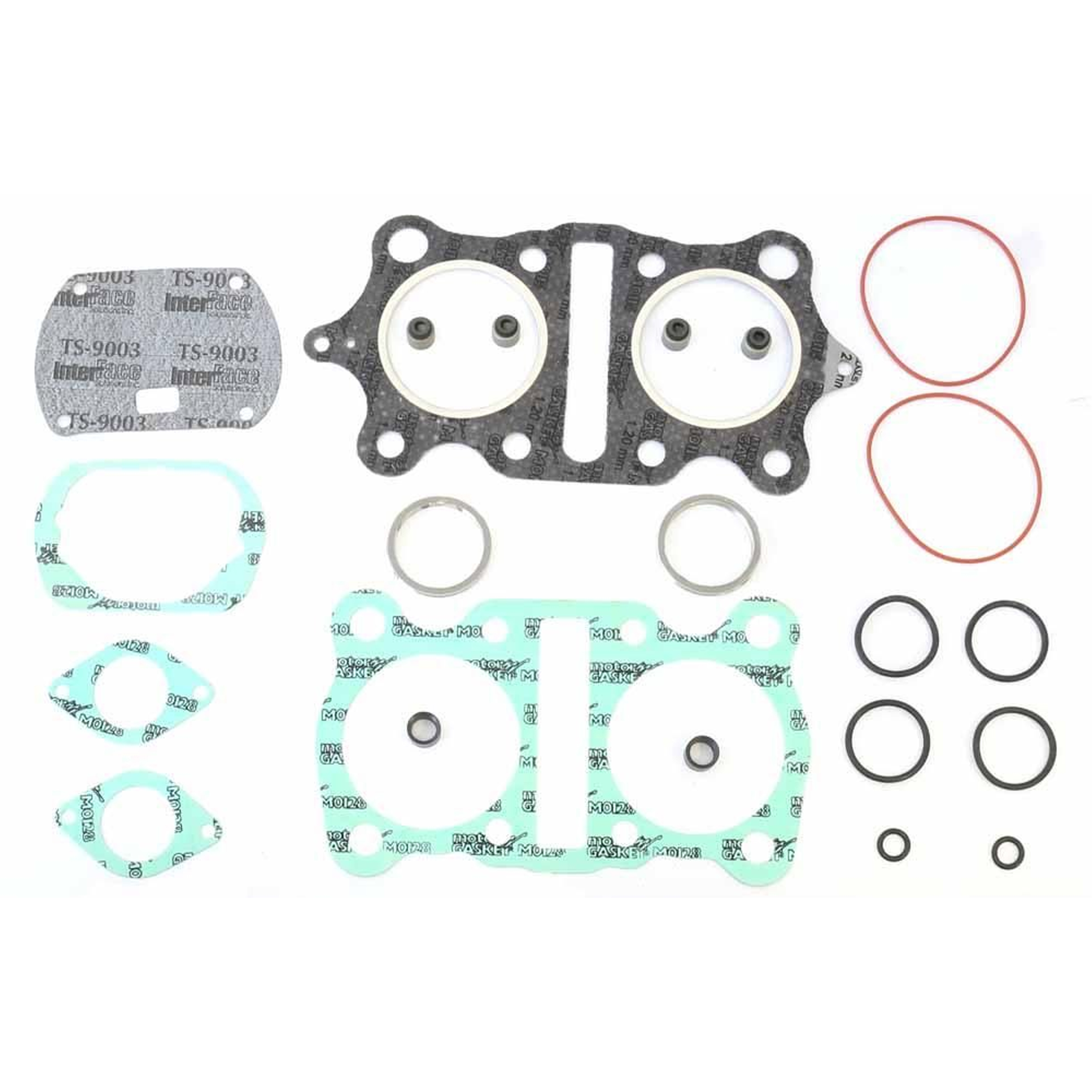 TOP END GASKET SET HONDA CB/CJ/CL 360 73-77, ATHENA P400210600360 image 1