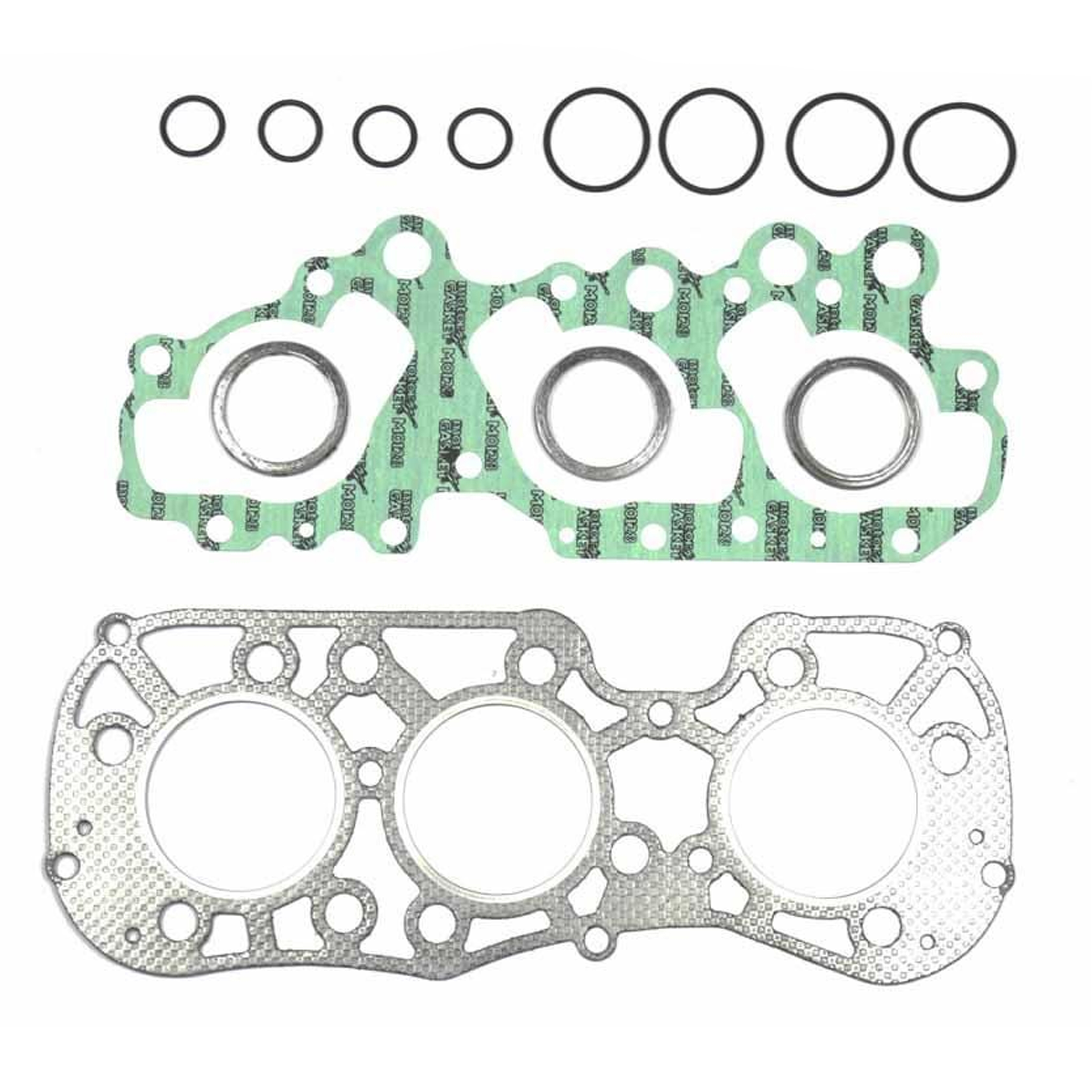 TOP END GASKET SET SUZUKI GT750 72-77, ATHENA P400510600751 image 1