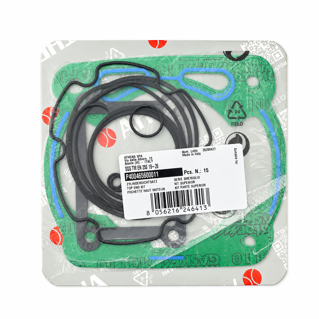TOP END GASKET SET TM 250 19-26 ATHENA P400465600011 thumbnail 2