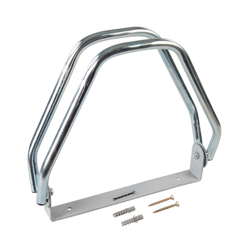 Wall-Mounted 180° Adjustable Bicycle Storage Wheel Holder Stand thumbnail 4