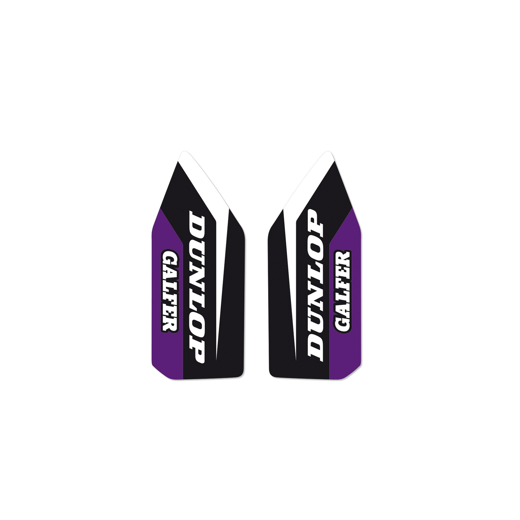 03-08 KX 04-05 KXF250 FORK DECALS, BLACKBIRD 5424AB image 1