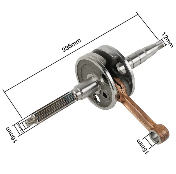 Crankshaft Assembly & Connecting Rod Polaris 01-06 90 Predator Sportsman 0450649 thumbnail 7