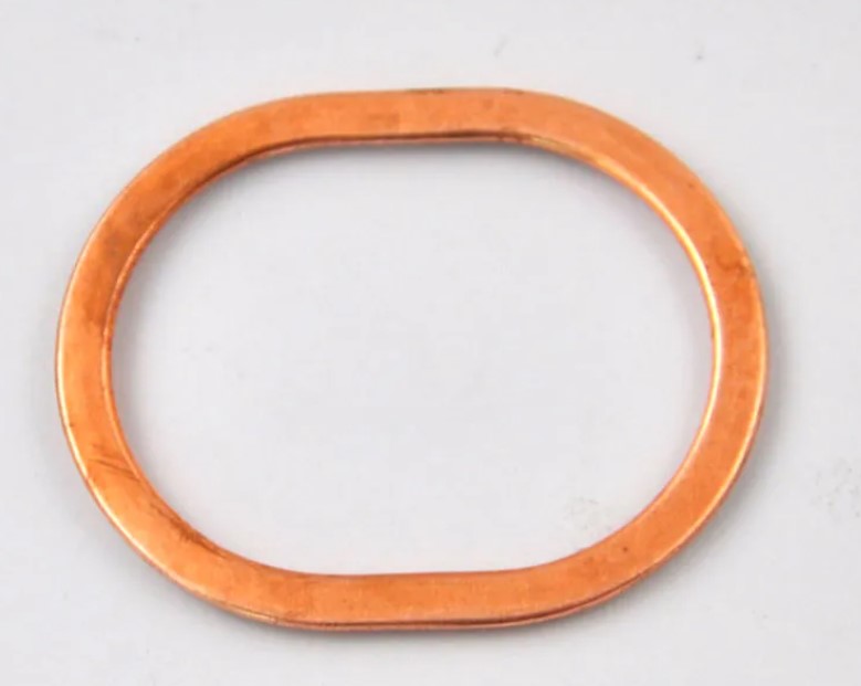 EXHAUST GASKET 1984-2018 KAWASAKI KLR650 600 KL600 11060-1108 image 1
