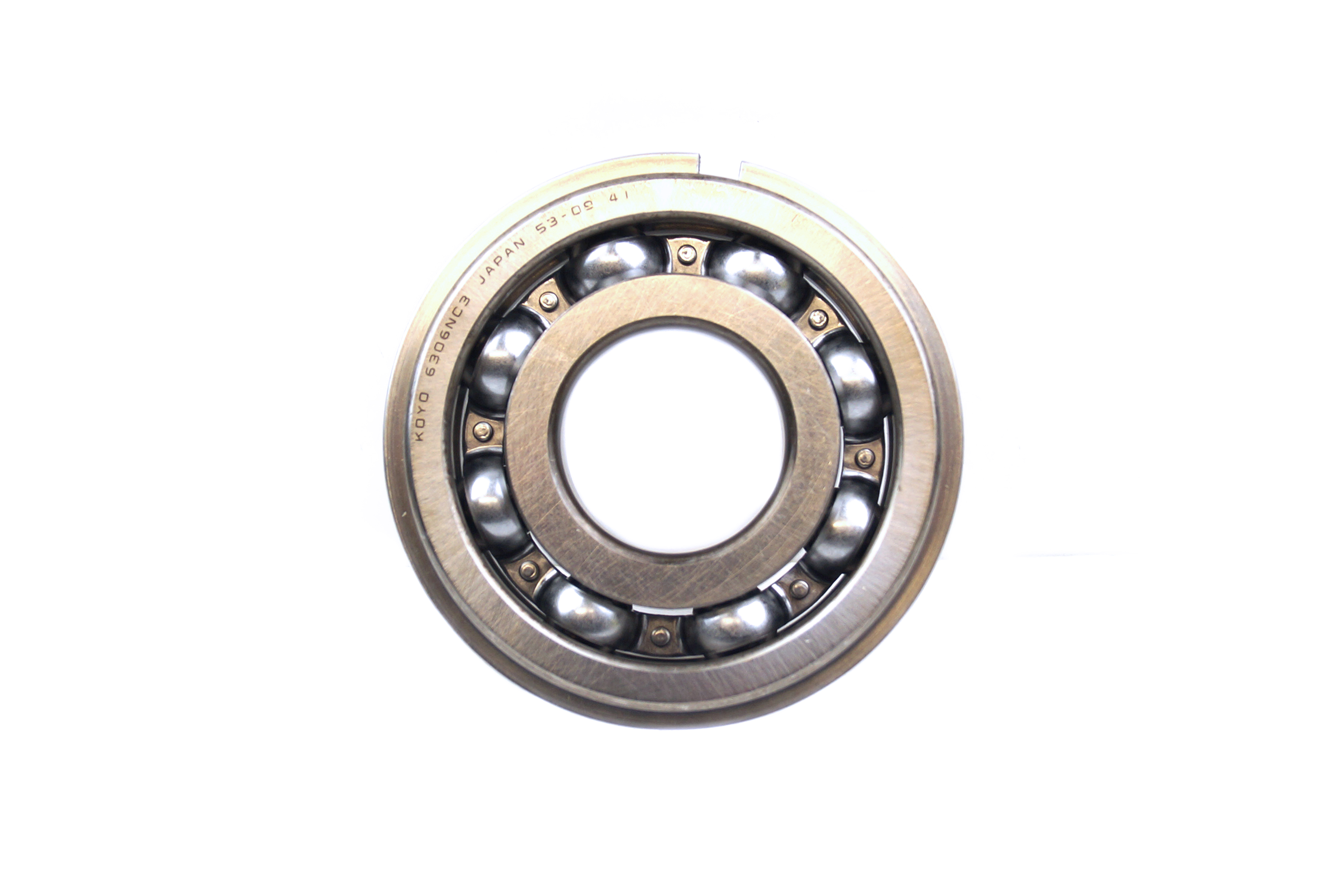 BEARING 6306 NR C3 KOYO 30x72x19 DEEP GROOVE SNAP RING W/RING 23.6306NR, 91001-471-008 image 1