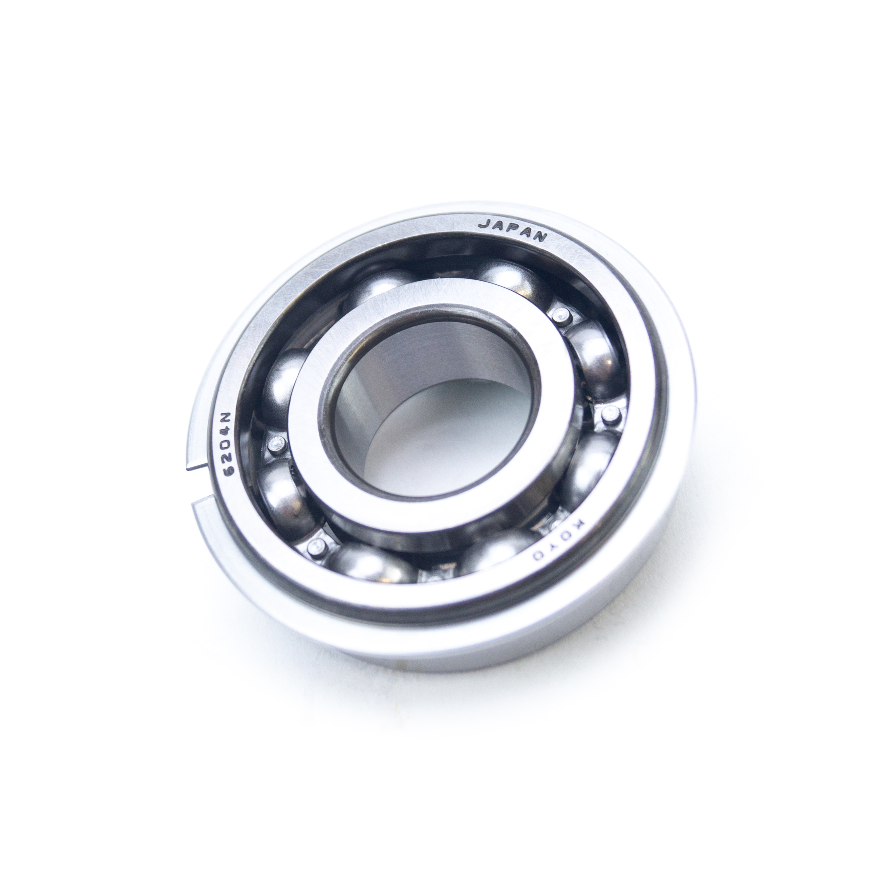 BEARING 6204 NR KOYO OPEN 20x47x14 SIZE  GROVED & CLIP, PROX 23.6204NR EACH image 1