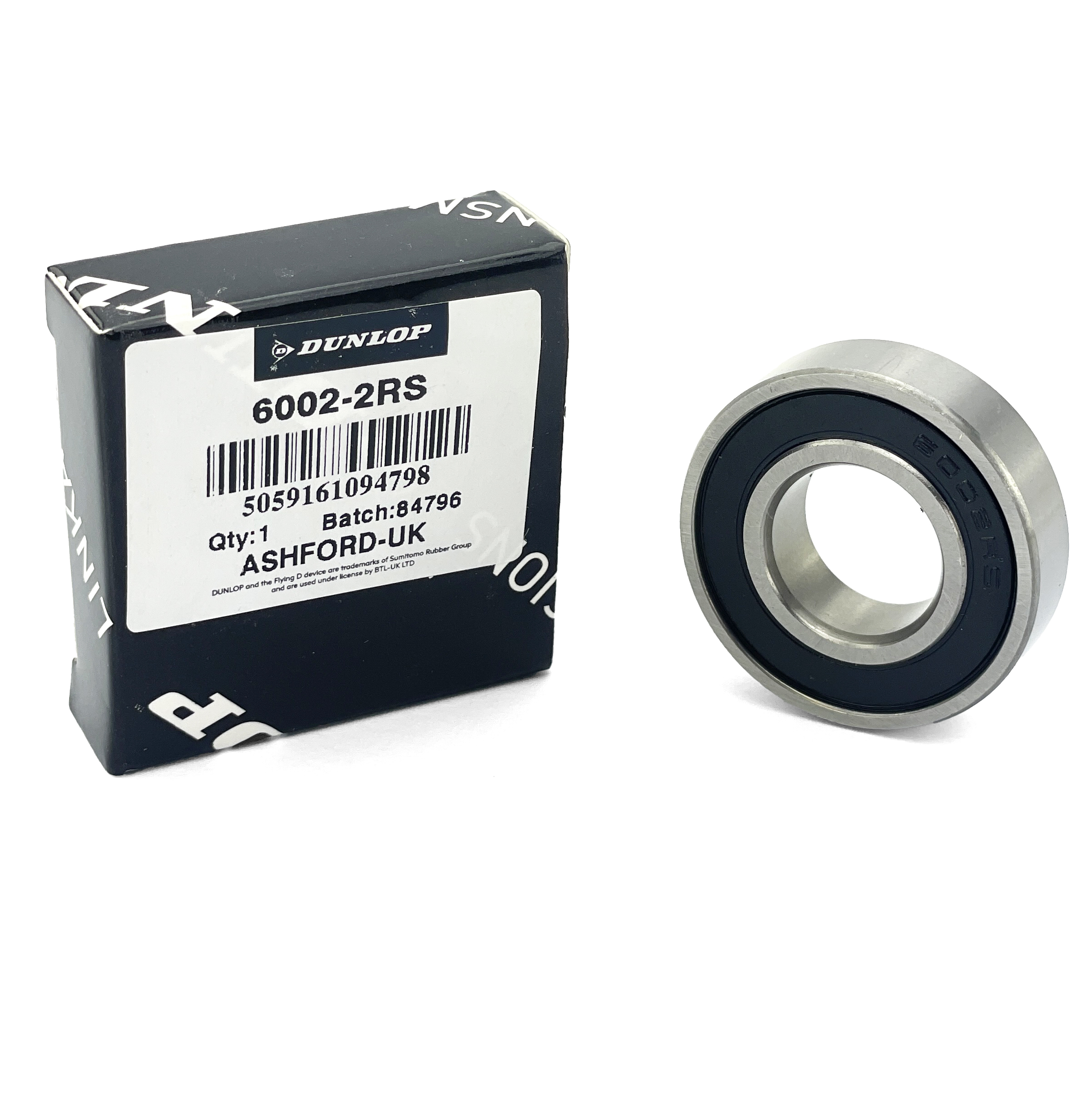 BEARING 6002 2RS DUNLOP 15x32x9 SEALED thumbnail 2
