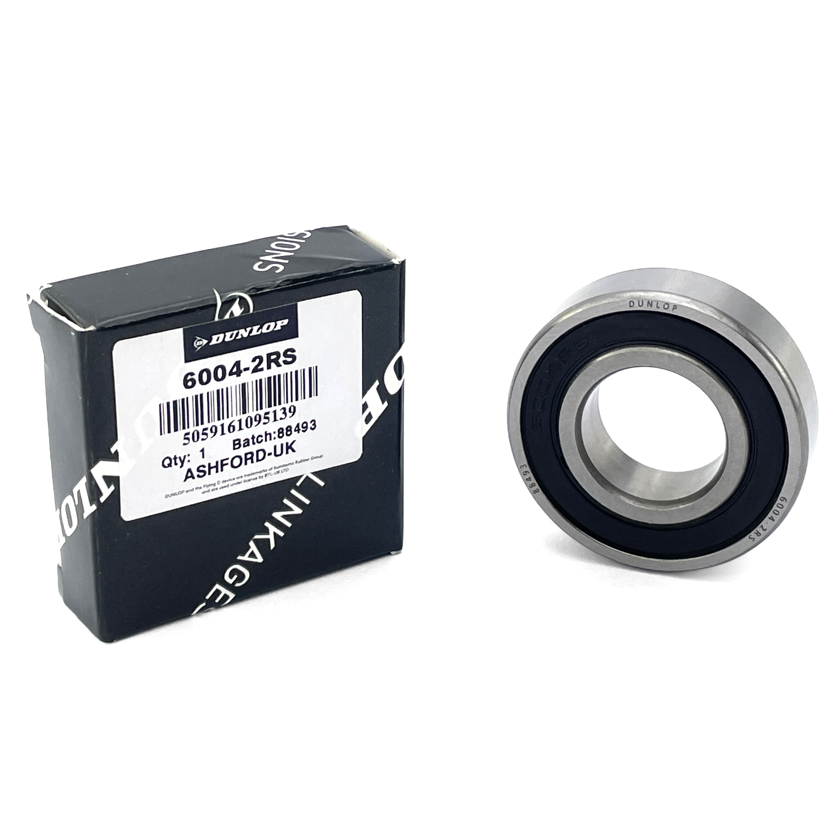 BEARING 6004 2RS DUNLOP 20x42x12 SIZE SEALD EACH thumbnail 2