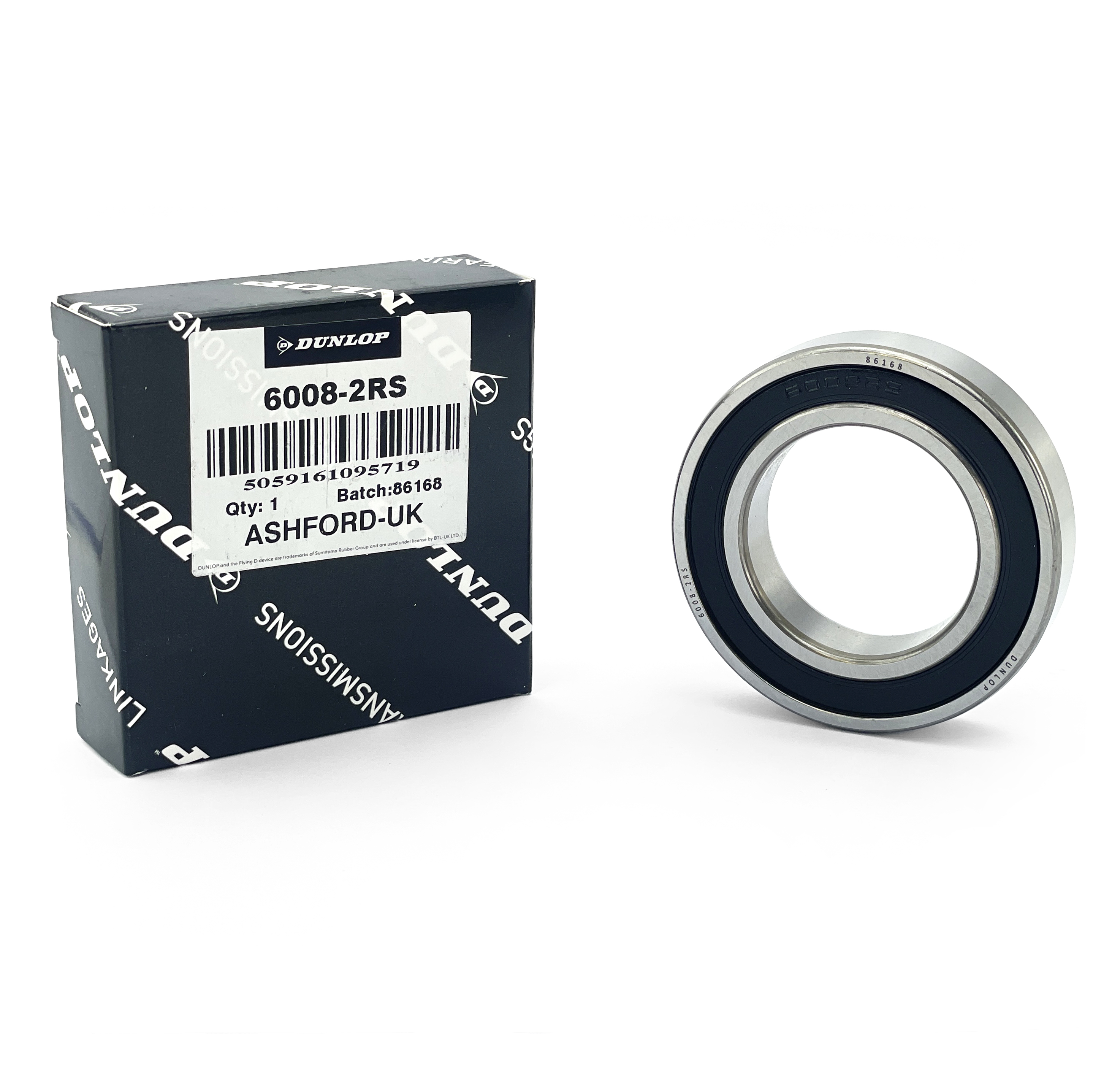 BEARING 6008 2RS DUNLOP 40x68x15 SIZE EACH thumbnail 2
