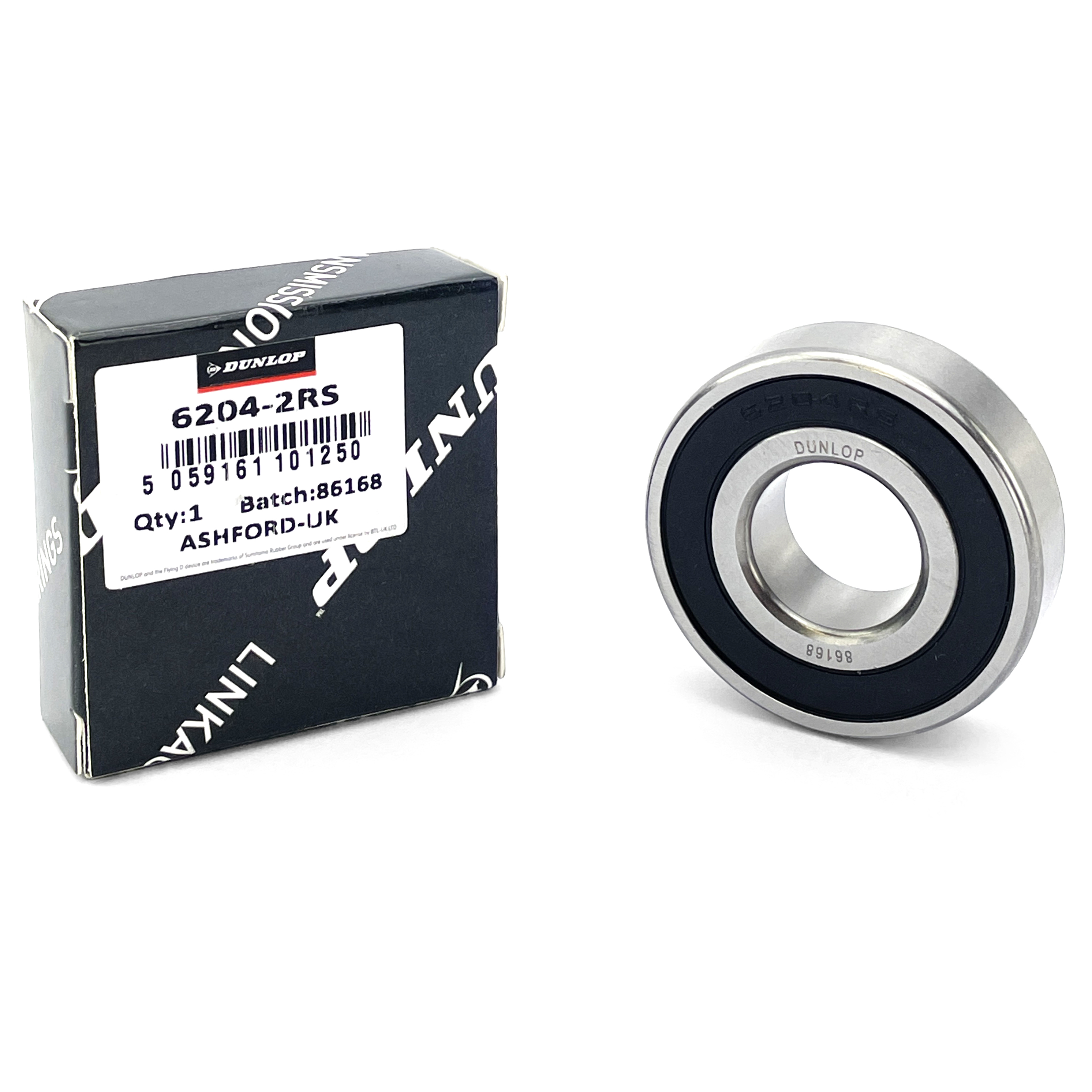 BEARING 6204 2RS DUNLOP 20x47x14 SIZE SEALD EACH thumbnail 2