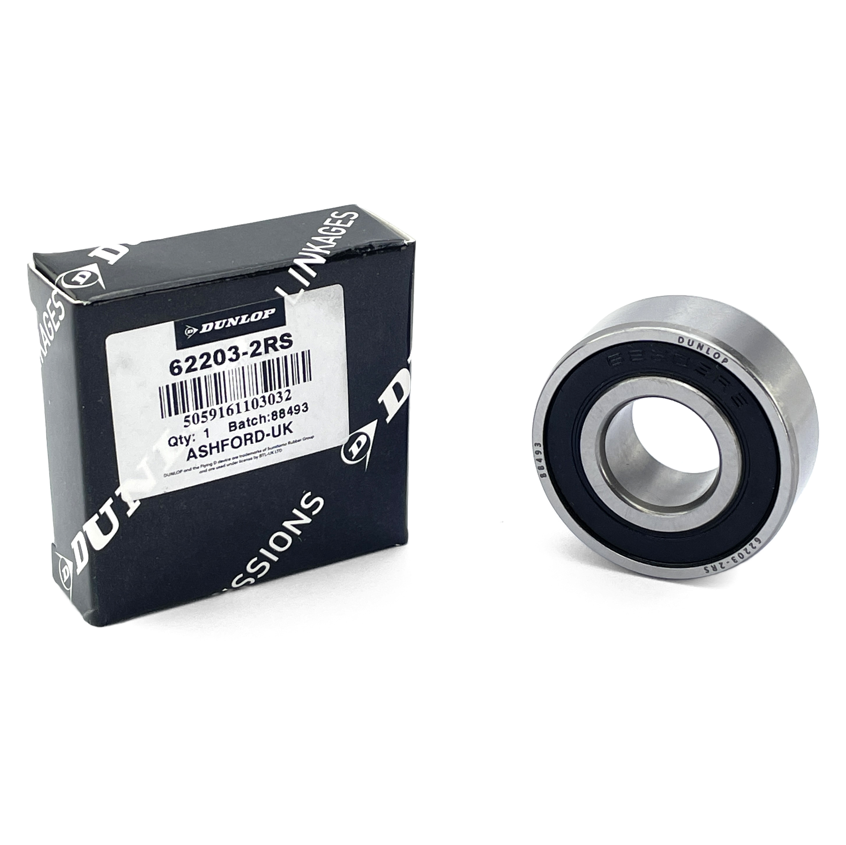 BEARING 62203 2RS DUNLOP 17x40x16 SEALED EACH thumbnail 2