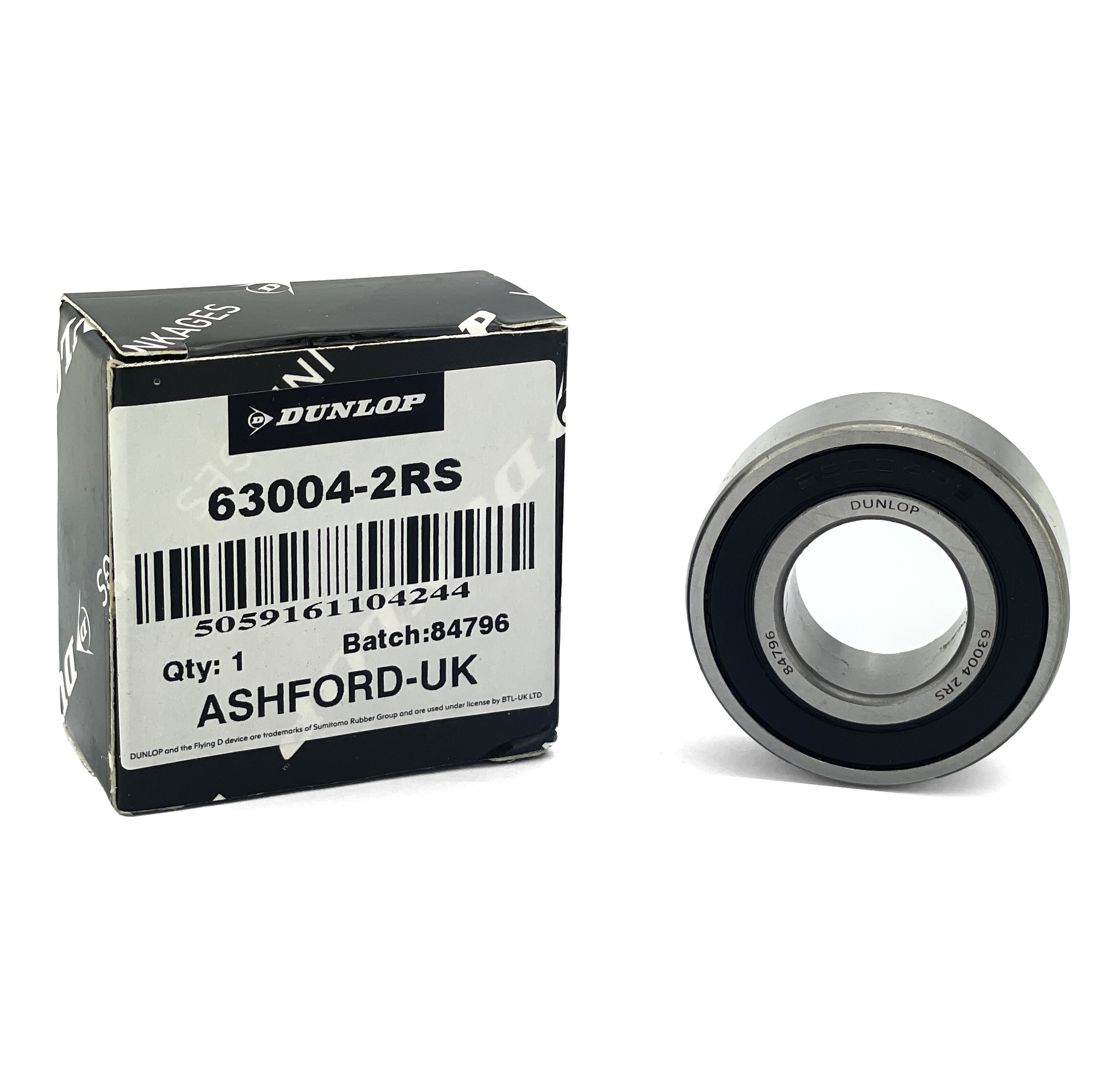BEARING 63004 2RS DUNLOP 20x42x16 SIZE SEALED EACH thumbnail 2