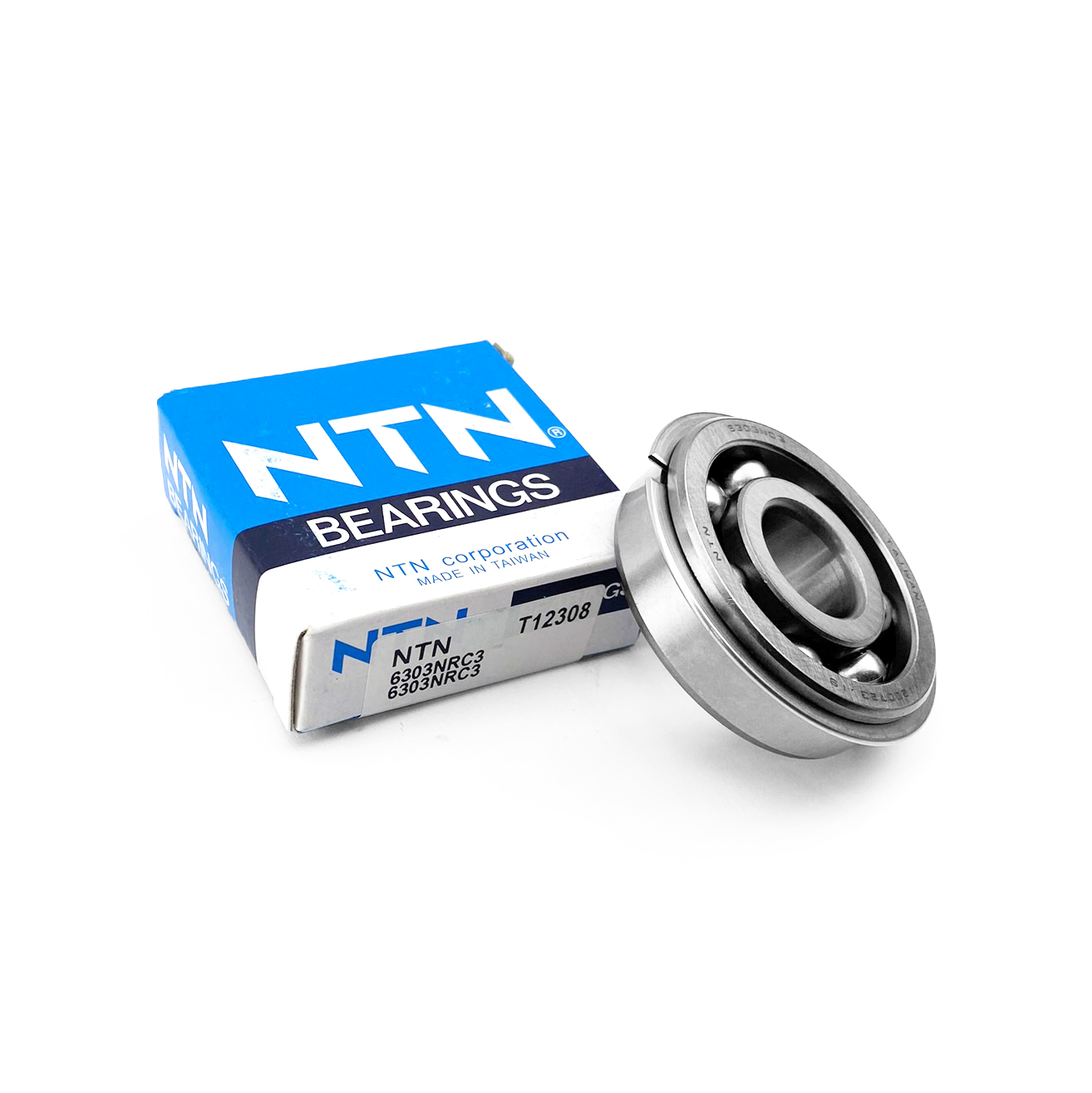 BEARING 6303 NR C3 NTN 17x47x14 DEEP GROVED SNAP RING W/RING 6303NRC3-NTN EACH thumbnail 4