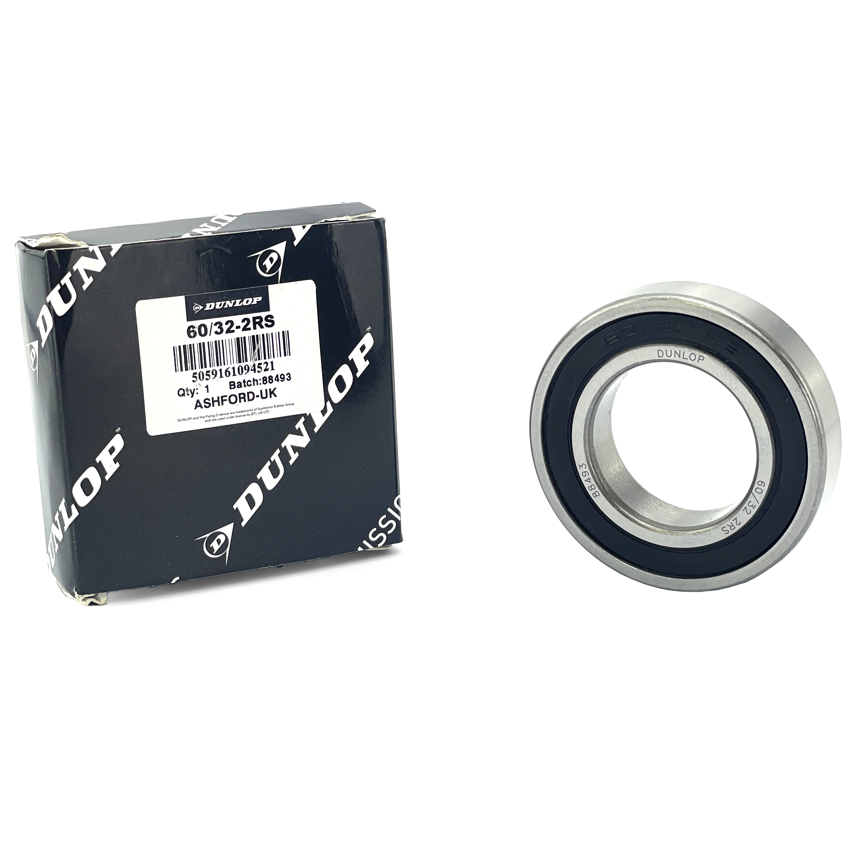 BEARING 60/32 2RS DUNLOP 32x58x13 SIZE SEALED thumbnail 2