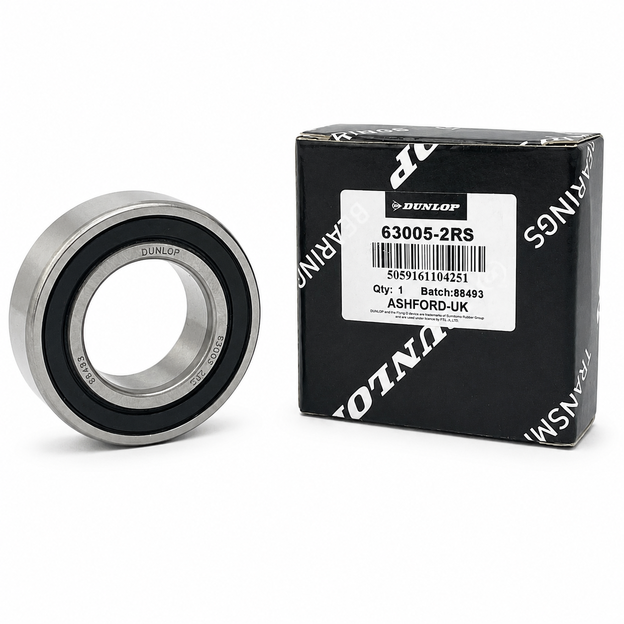 BEARING 63005 2RS DIRT RACING 25x47x16 SIZE SEALED EACH image 1