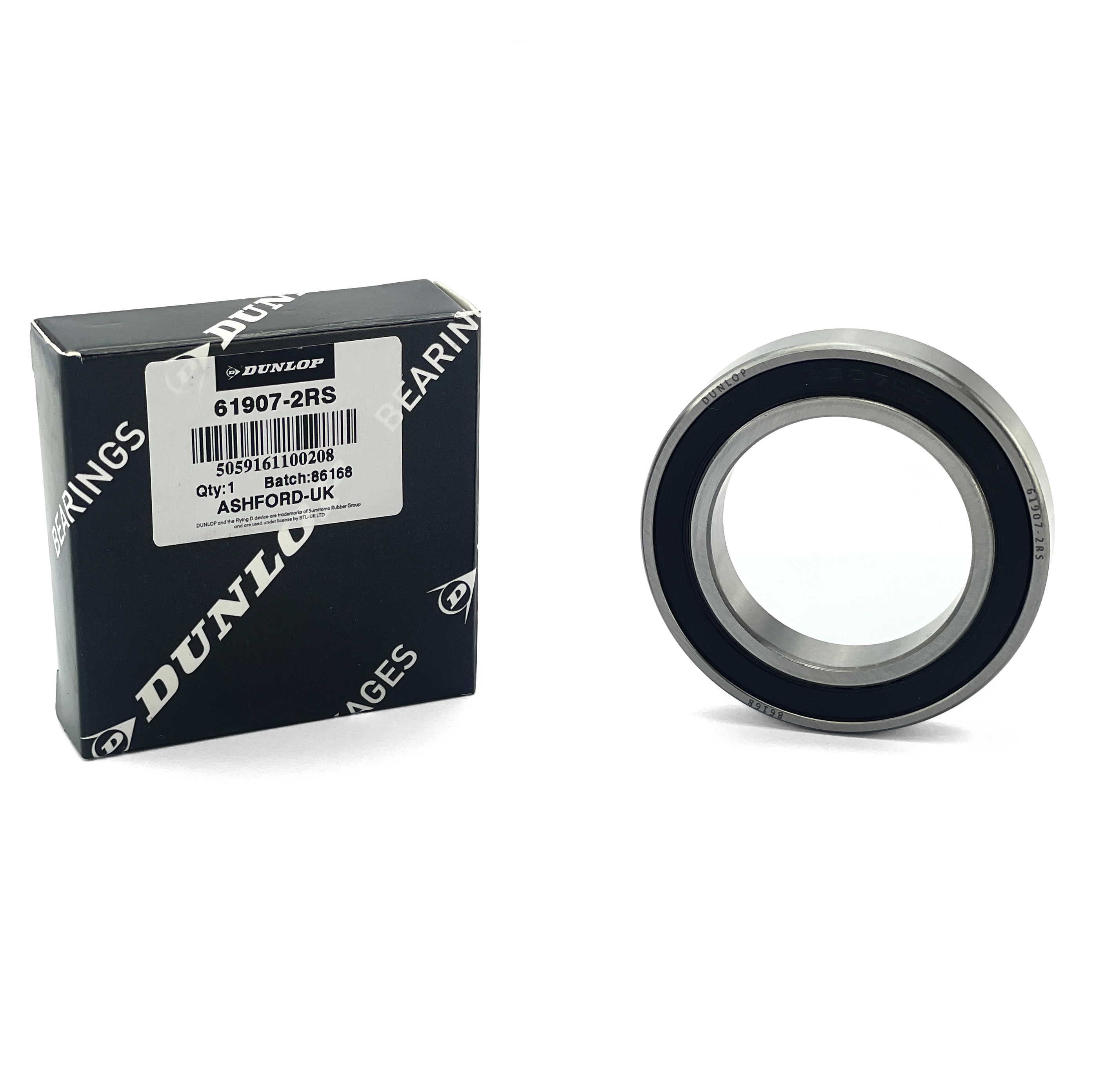 BEARING 6907 2RS DUNLOP 35x55x10 SIZE SEALED 61907 2RS thumbnail 2