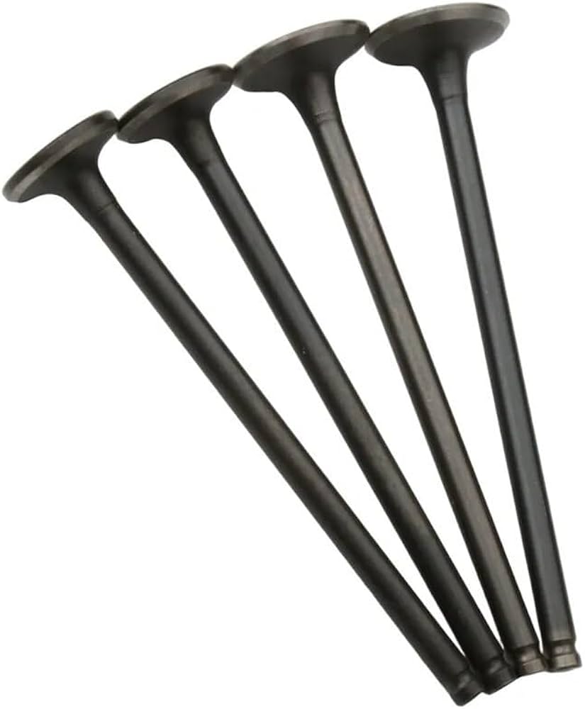4Pcs INTAKE & EXHAUST VALVES YAMAHA MT VP X-CITY WR YP X-MAX YZF 125 1B9-E2121-00 5YP-E2111-01 thumbnail 2