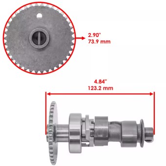 CAMSHAFT 73.9mm 2014-2023 HONDA RANCHER TRX420 14100-HR3-A40 thumbnail 3