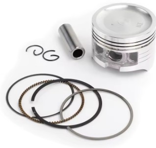 PISTON KIT 52.4mm 2003-2019 HONDA MSX125 GROM MSX INNOVA WAVE 125 image 1