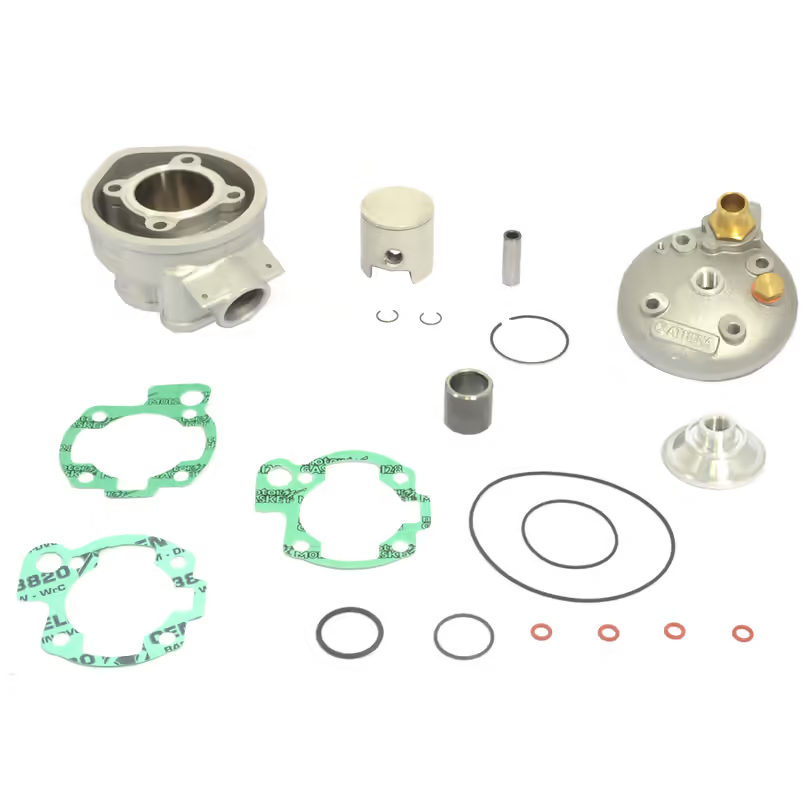 CYLINDER FULL KIT 47.6MM HM CRE 50 89-11, ATHENA P400130100001 70CC BIG BORE, (Piston included)