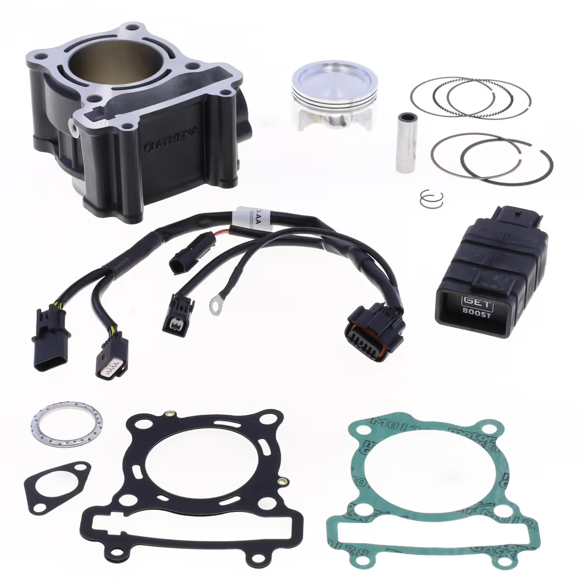 CYLINDER FULL KIT 63MM YAMAHA MT 125 15-16, ATHENA P400485100109 182CC BIG BORE, (Piston and CDI included) image 1