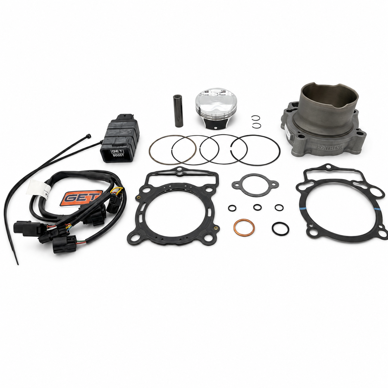 CYLINDER FULL KIT 85MM KTM SX-F/XC-F 250 19-22, ATHENA P400270100025 300CC BIG BORE, (Piston included) image 1