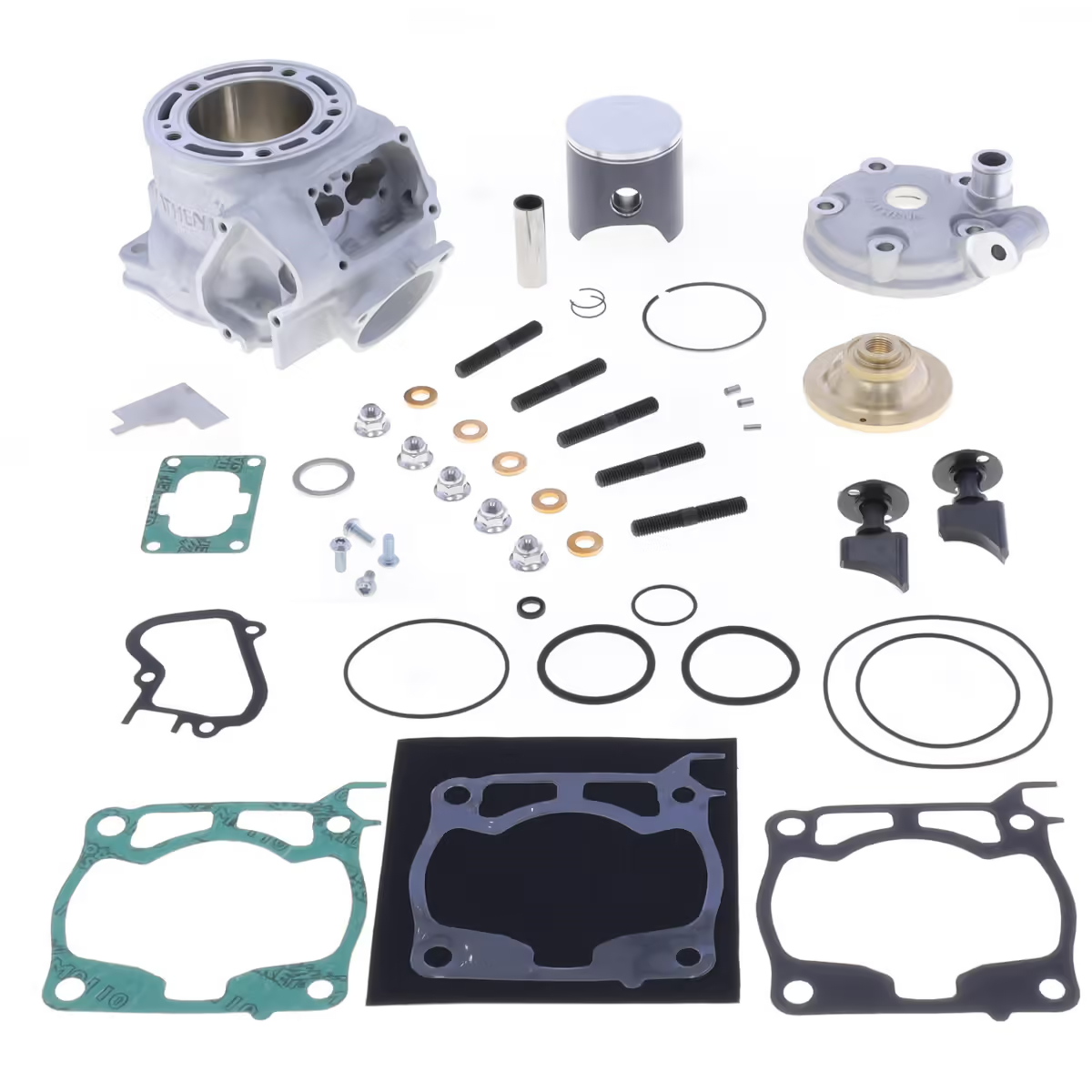 CYLINDER FULL KIT 58mm YAMAHA YZ 125 22-26, ATHENA P400485100101 BIG BORE, (Piston included) image 1