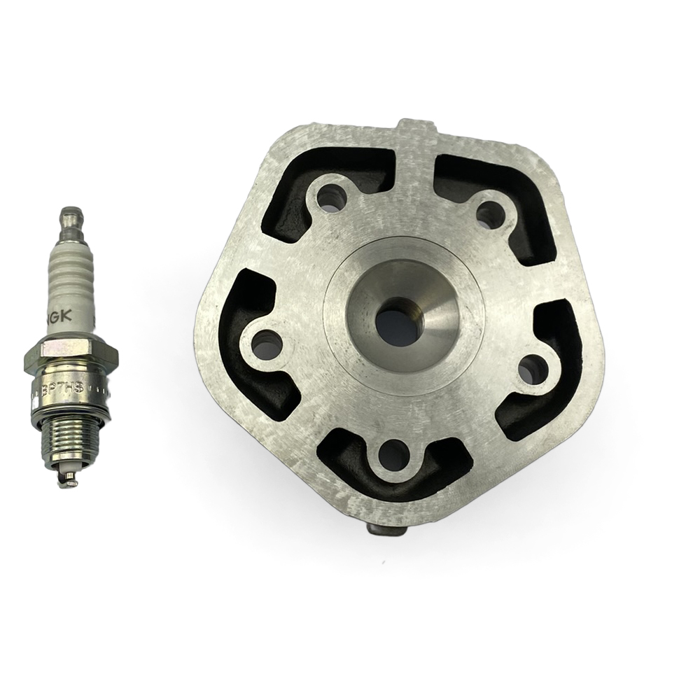 CYLINDER HEAD KIT 39.5mm KTM 50 SX PRO JUNIOR & SENIOR INCLUDES SPARK PLUG thumbnail 3