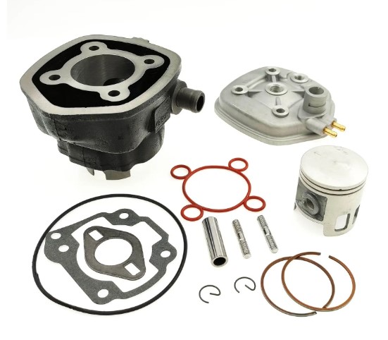 CYLINDER + HEAD KIT 47mm MINARELLI YAMAHA AEROX APRILIA ITALJET 50 thumbnail 2