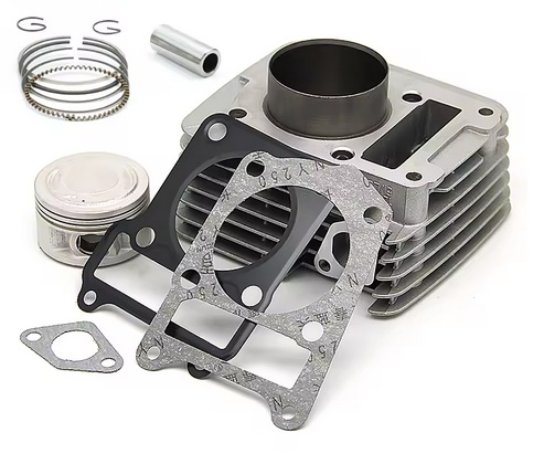 CYLINDER KIT BIG BORE 57.40mm YAMAHA YBR 125 TTR125 L E TO 150CC image 1