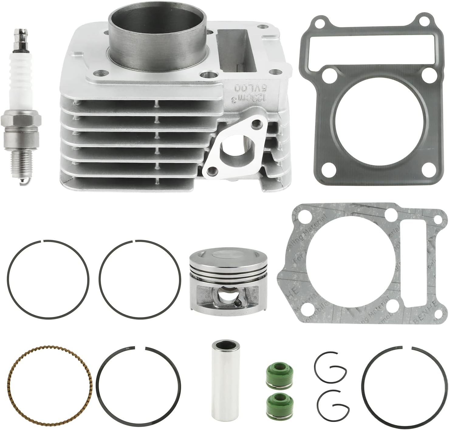 CYLINDER KIT BIG BORE 57.40mm 2000-2006 YAMAHA TTR125 5HP-11631-00-A0 image 1