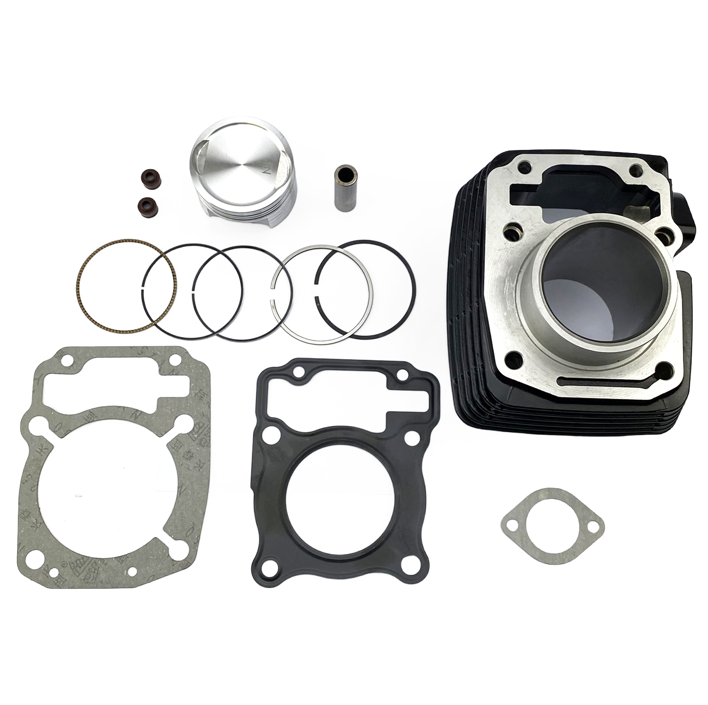 CYLINDER KIT BB 57.30 BIG BORE 150cc 2015-2019 HONDA CB125F GLR125 GLR 125 12100-KSW-E90 thumbnail 2