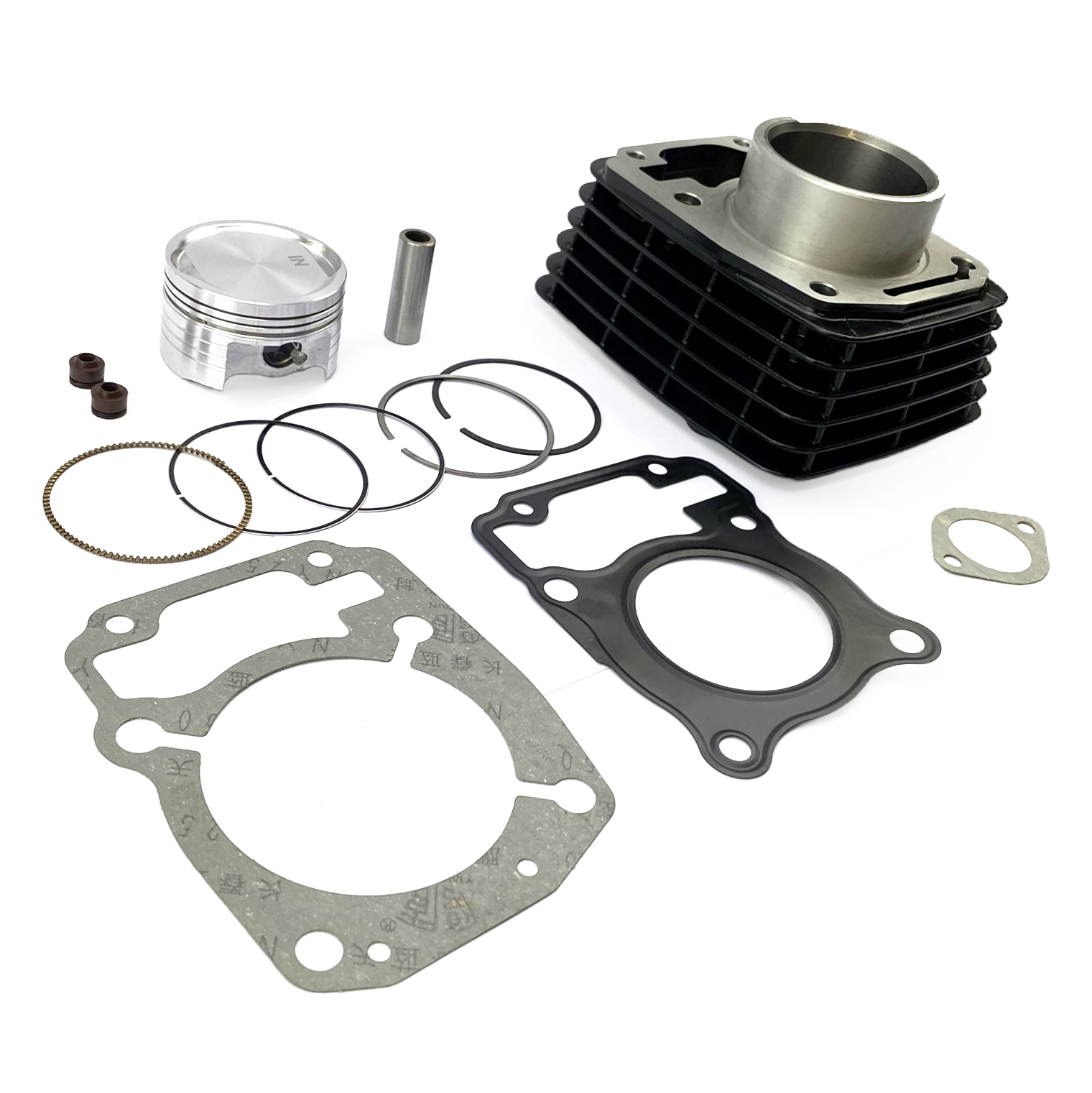CYLINDER KIT BB 57.30 BIG BORE 150cc 2015-2019 HONDA CB125F GLR125 GLR 125 12100-KSW-E90 image 1