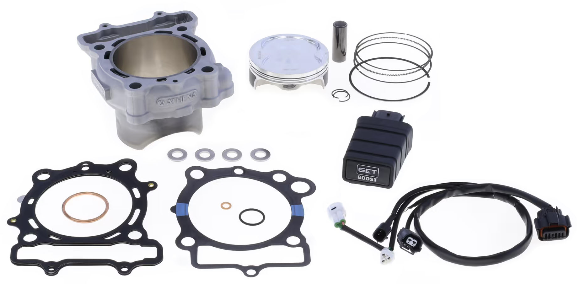CYLINDER FULL KIT BIG BORE 85mm KX250 2025-26, ATHENA P400250100032 300cc (Piston included) image 1