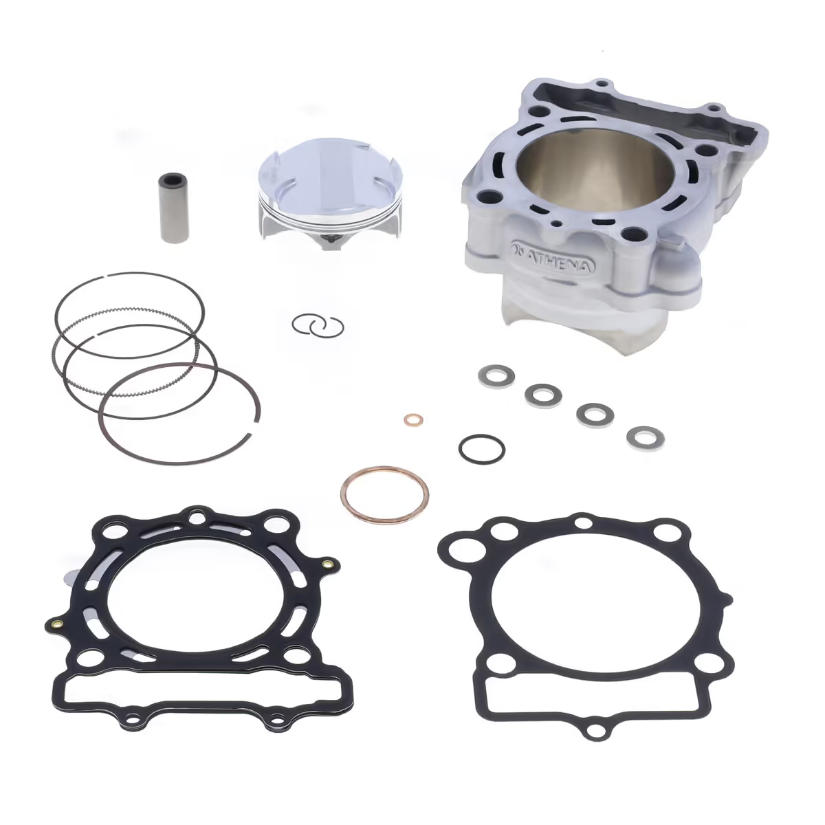 CYLINDER FULL KIT 78mm KAWASAKI KX 250 2021-24, ATHENA P400250100028 STD BORE, (Piston included) image 1