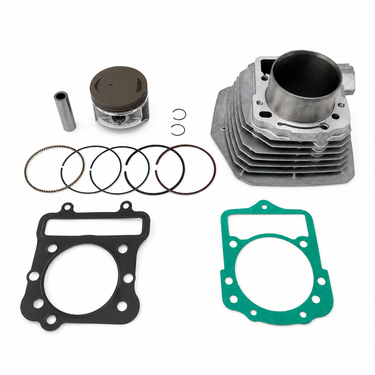 CYLINDER PISTON KIT 76mm 1989-2004 KAWASAKI BAYOU PRAIRIE LAKOTA KLF300B 11060-1652 image 1